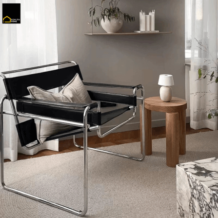 เก้าอี้อเนกประสงค์ RENITA HOME รุ่น KEVIN CHAIR สีดำโครงเหล็ก เบาะหนัง PU_6